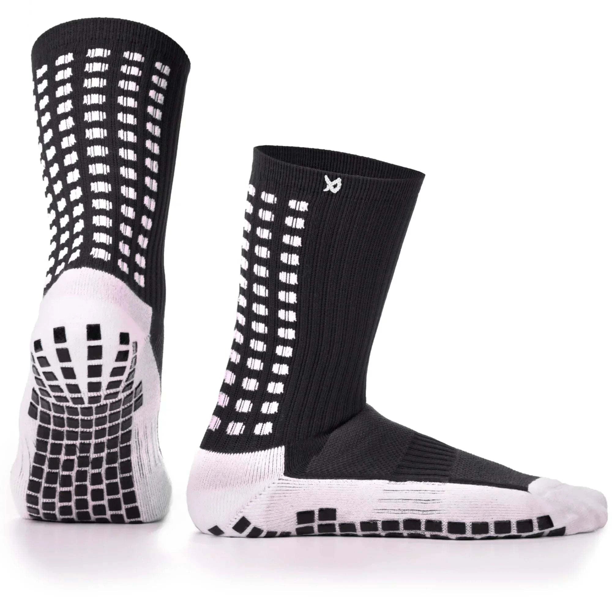Anti Slip Soccer Socks (Calf) - Black