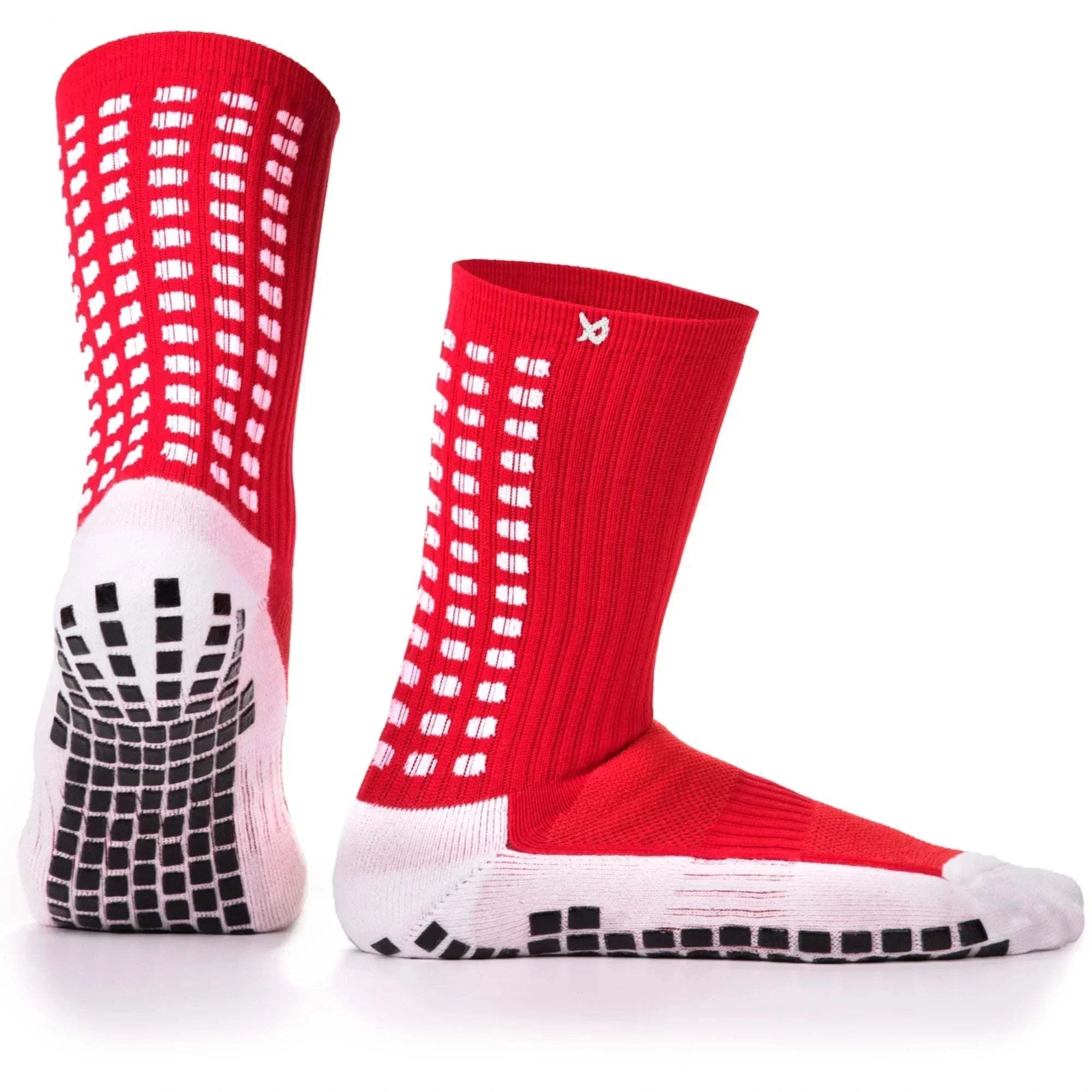 Anti Slip Soccer Socks (Calf) - Red