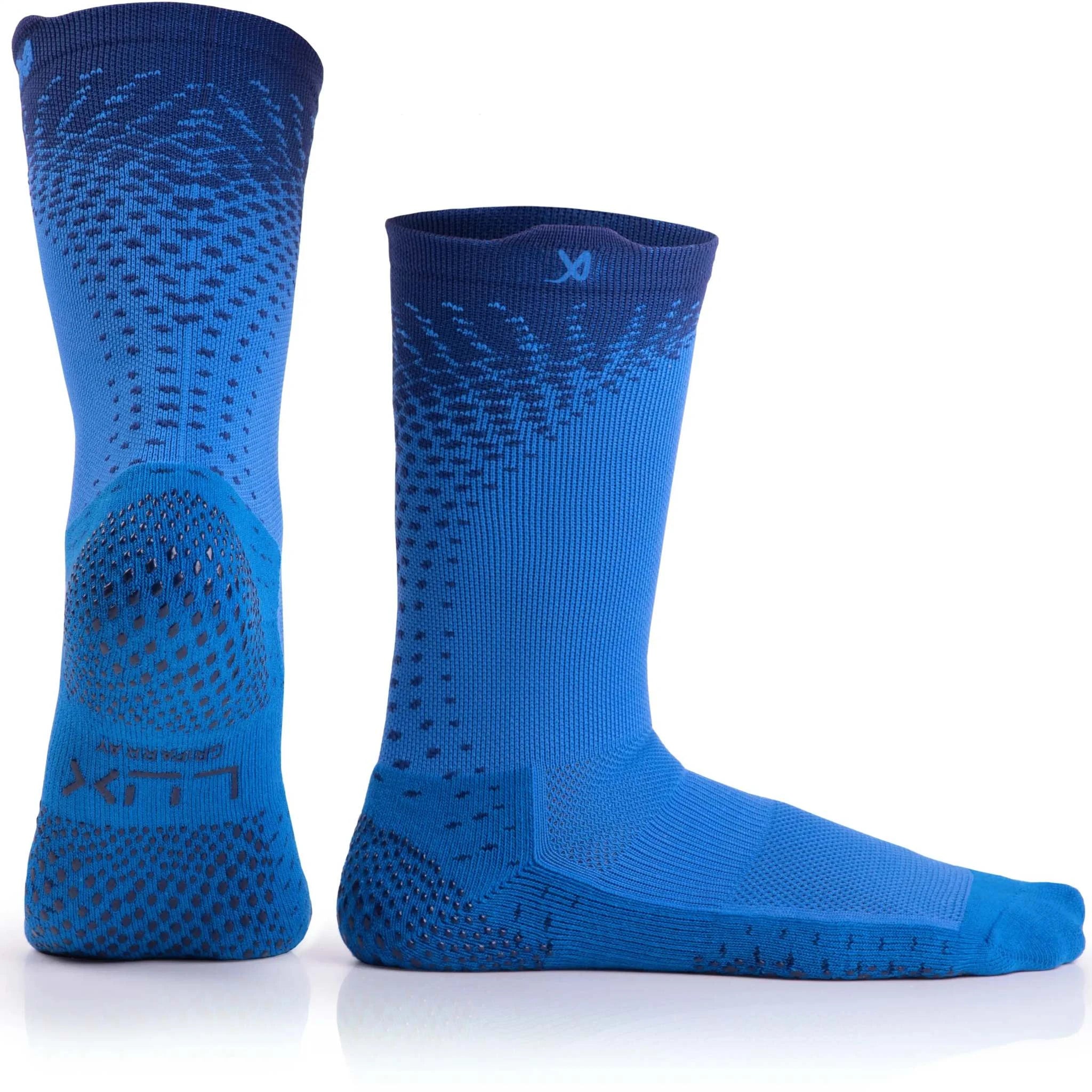 Sport socks - Performance Grip Cleat Socks - Blue - LUX