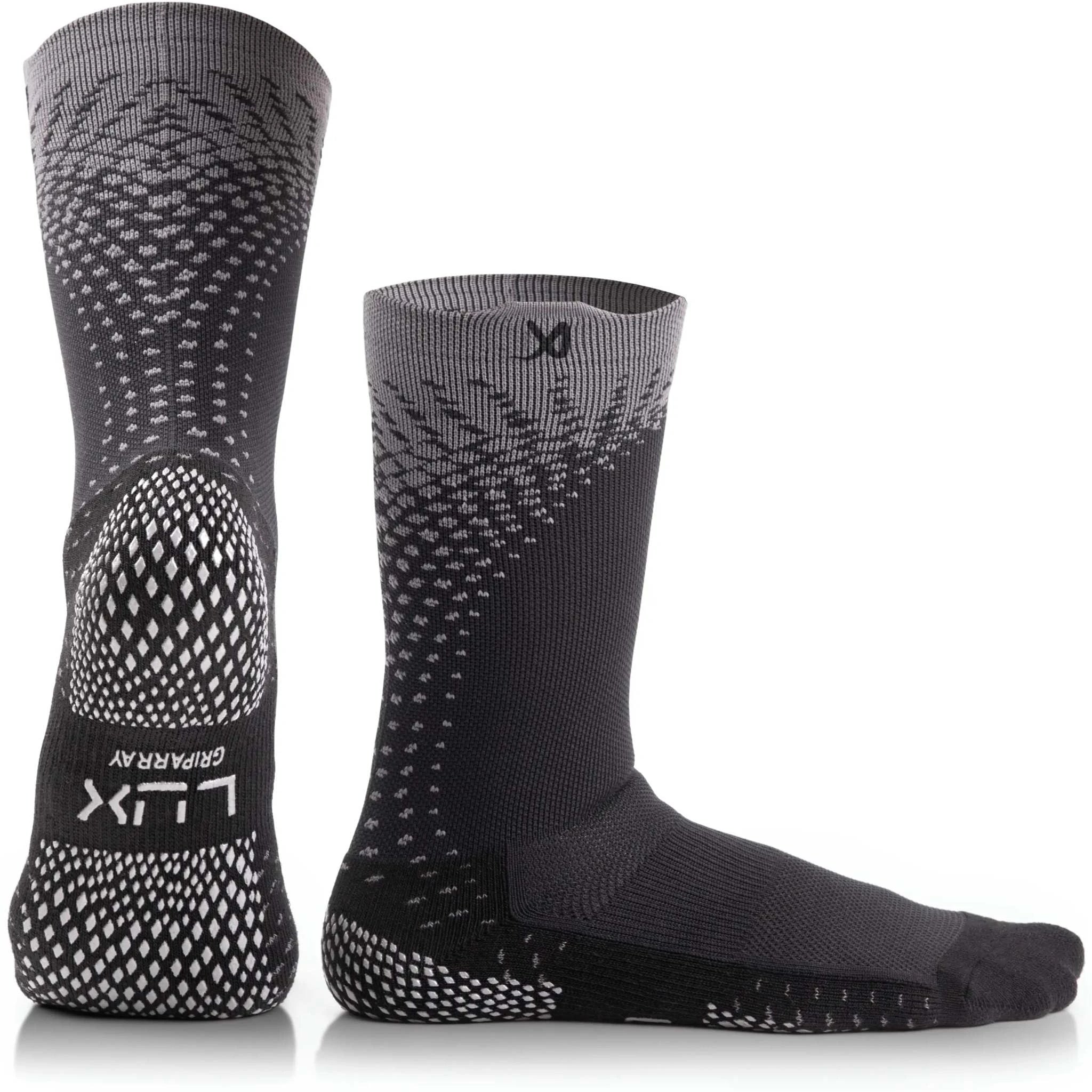 Sport socks - Performance Grip Cleat Socks - Black - LUX