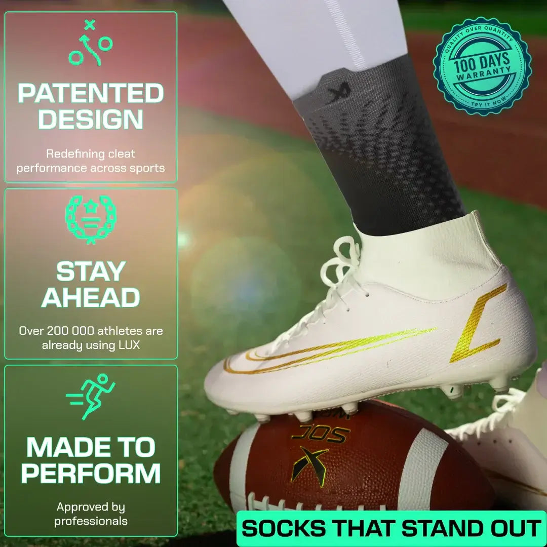 Socks that go over cleats hot sale