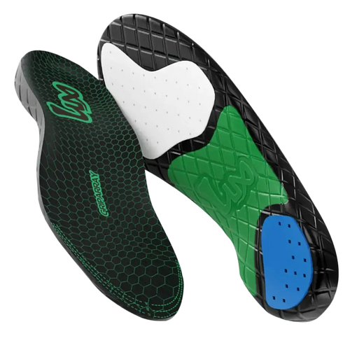 Sport insoles with Lux Dual Grip™ and GripArray™ technology for enhanced stability and cushioning.