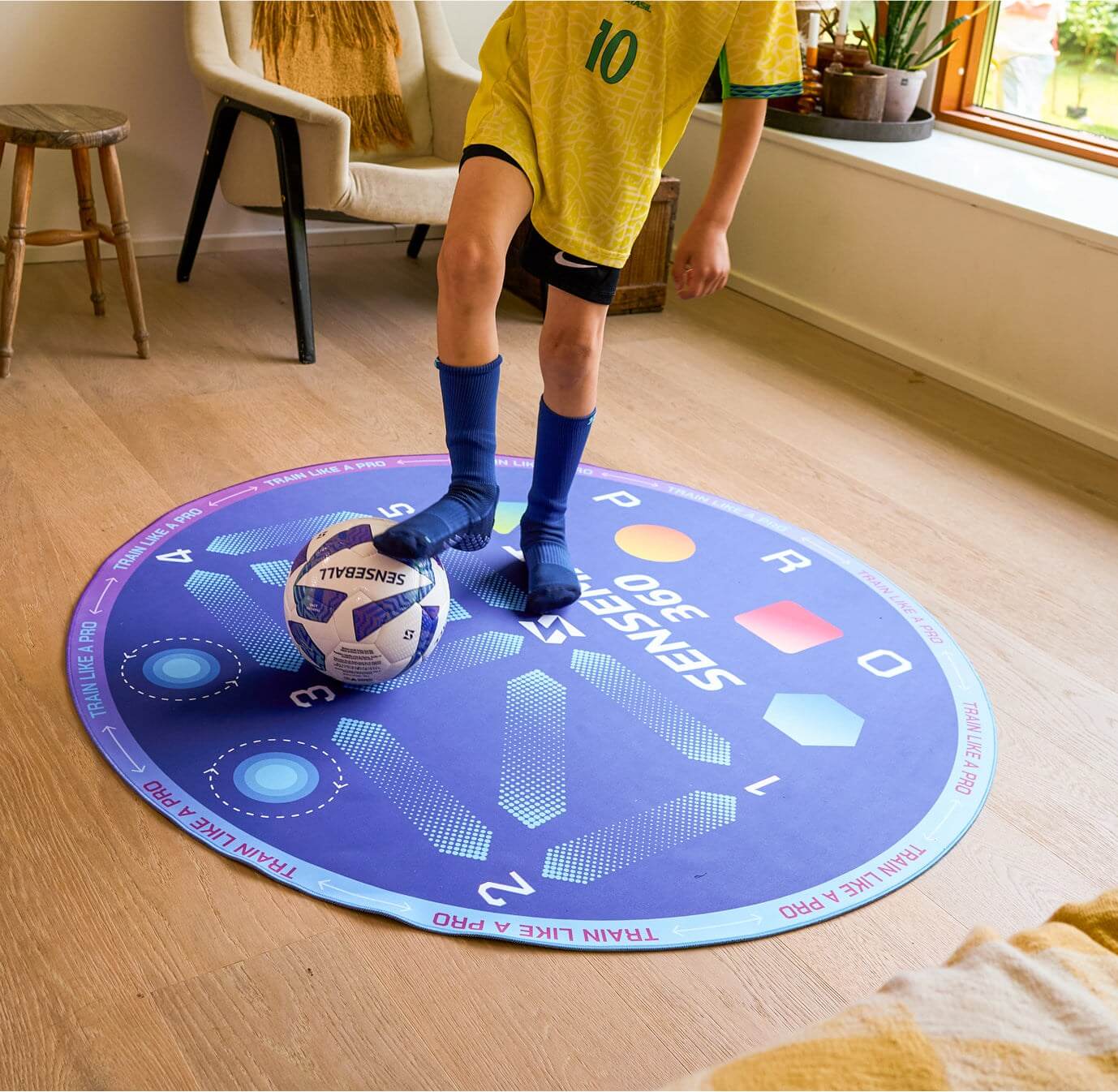 Soccer Training Mat - Cognitive Footwork Mat - Train Like a Pro