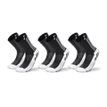 Junior Soccer Grip Socks – Calf – Black – 3 Pack
