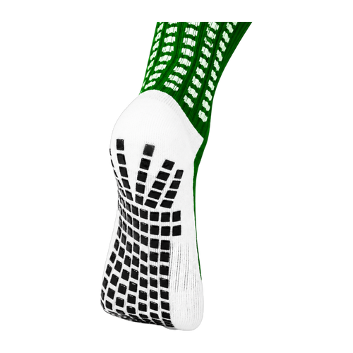 Dual Grip sole detail on the green LUX V1 grip sock